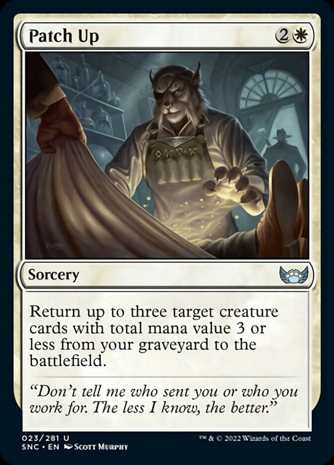 Patch Up [Streets of New Capenna] MTG Single Magic: The Gathering | Red Claw Gaming