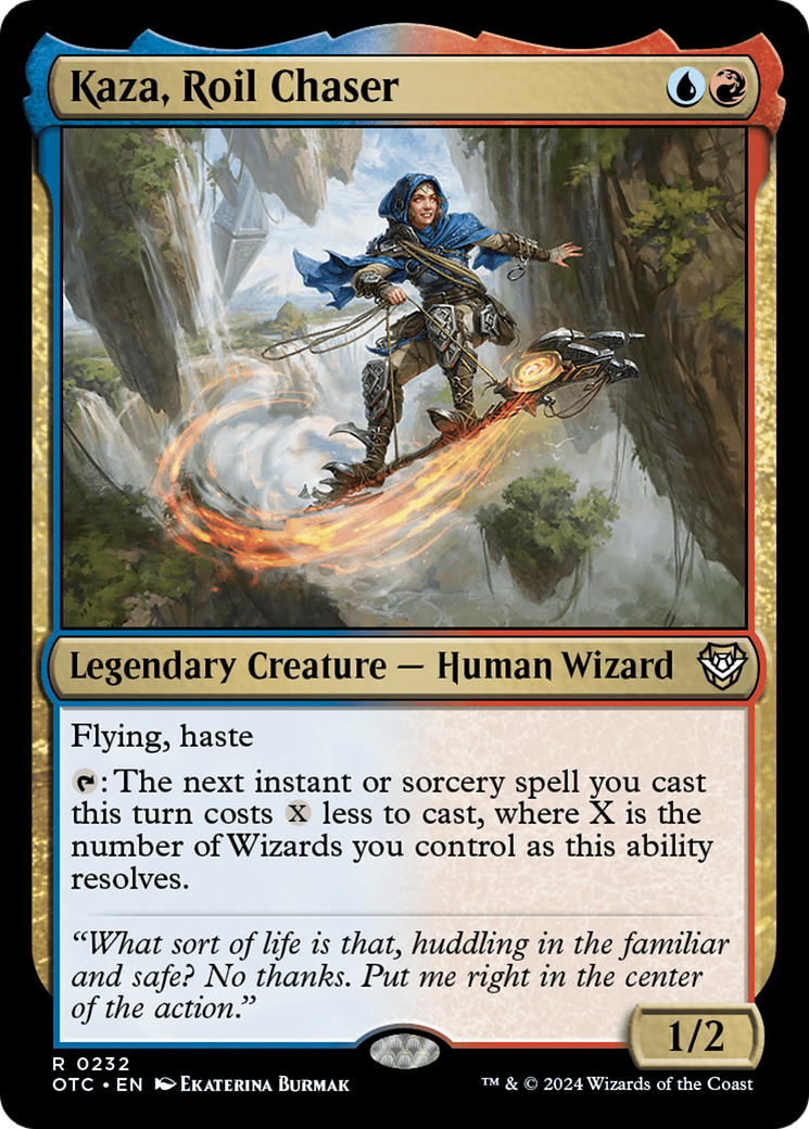 Kaza, Roil Chaser [Outlaws of Thunder Junction Commander] MTG Single Magic: The Gathering | Red Claw Gaming