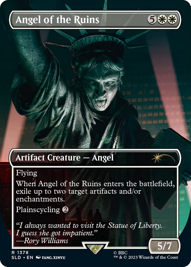 Angel of the Ruins (1378) [Secret Lair Drop Series] MTG Single Magic: The Gathering | Red Claw Gaming