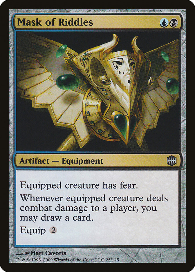 Mask of Riddles [Alara Reborn] MTG Single Magic: The Gathering | Red Claw Gaming