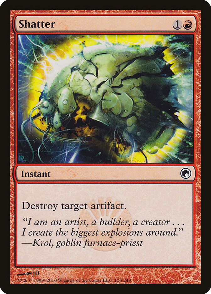 Shatter [Scars of Mirrodin] MTG Single Magic: The Gathering | Red Claw Gaming