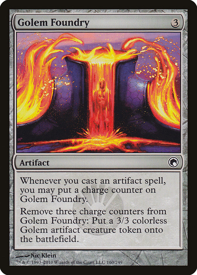 Golem Foundry [Scars of Mirrodin] MTG Single Magic: The Gathering | Red Claw Gaming
