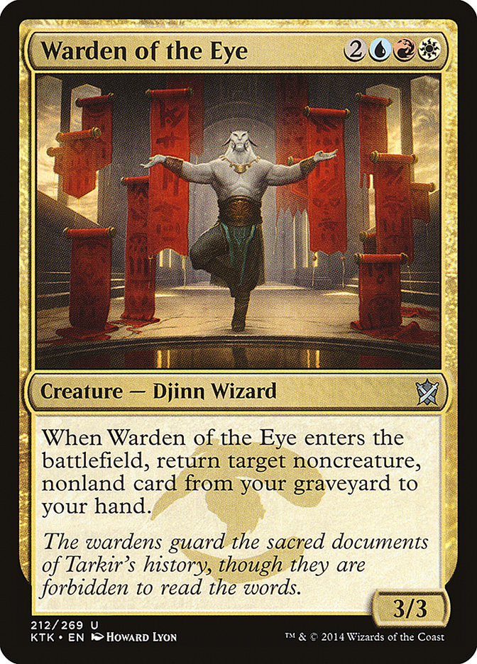 Warden of the Eye [Khans of Tarkir] MTG Single Magic: The Gathering | Red Claw Gaming