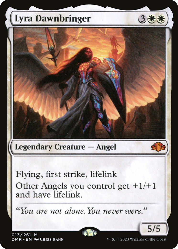 Lyra Dawnbringer [Dominaria Remastered] MTG Single Magic: The Gathering | Red Claw Gaming
