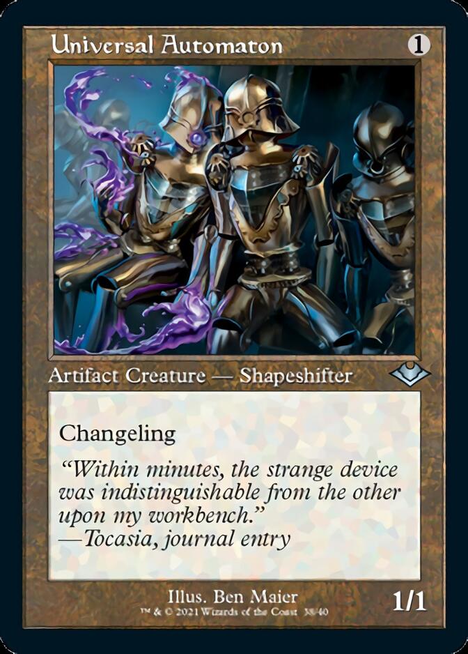 Universal Automaton (Retro Foil Etched) [Modern Horizons] MTG Single Magic: The Gathering | Red Claw Gaming