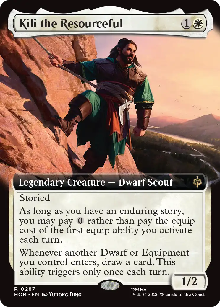 Kili the Resourceful (Extended Art) [The Hobbit] | Red Claw Gaming
