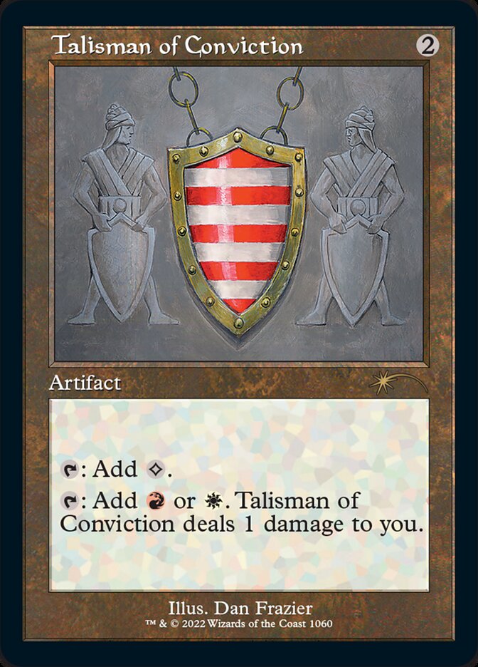 Talisman of Conviction (Foil Etched) [Secret Lair Drop Series] MTG Single Magic: The Gathering | Red Claw Gaming