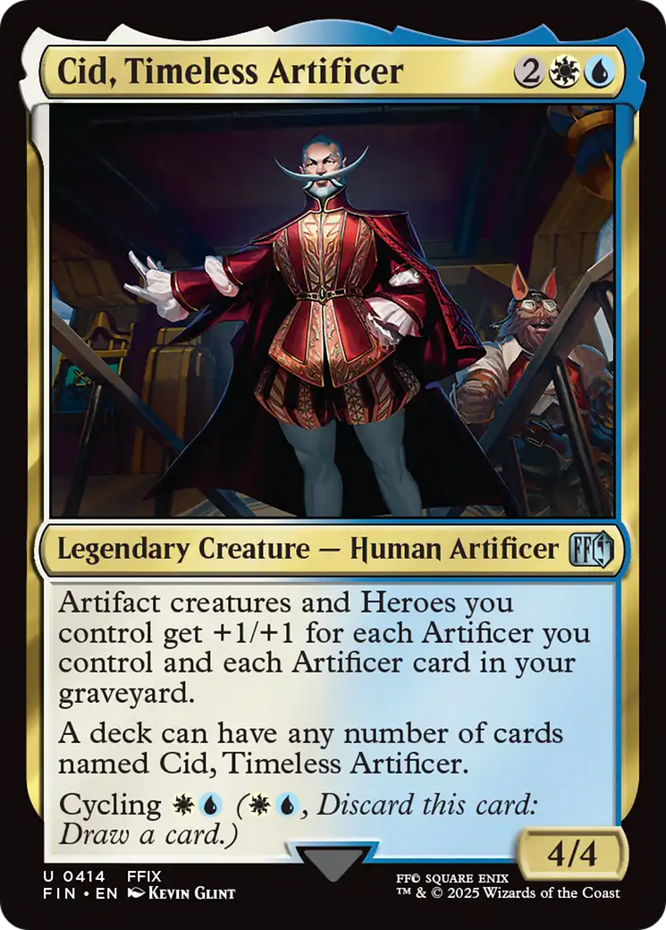 Cid, Timeless Artificer (0414) [FINAL FANTASY] MTG Single Magic: The Gathering | Red Claw Gaming