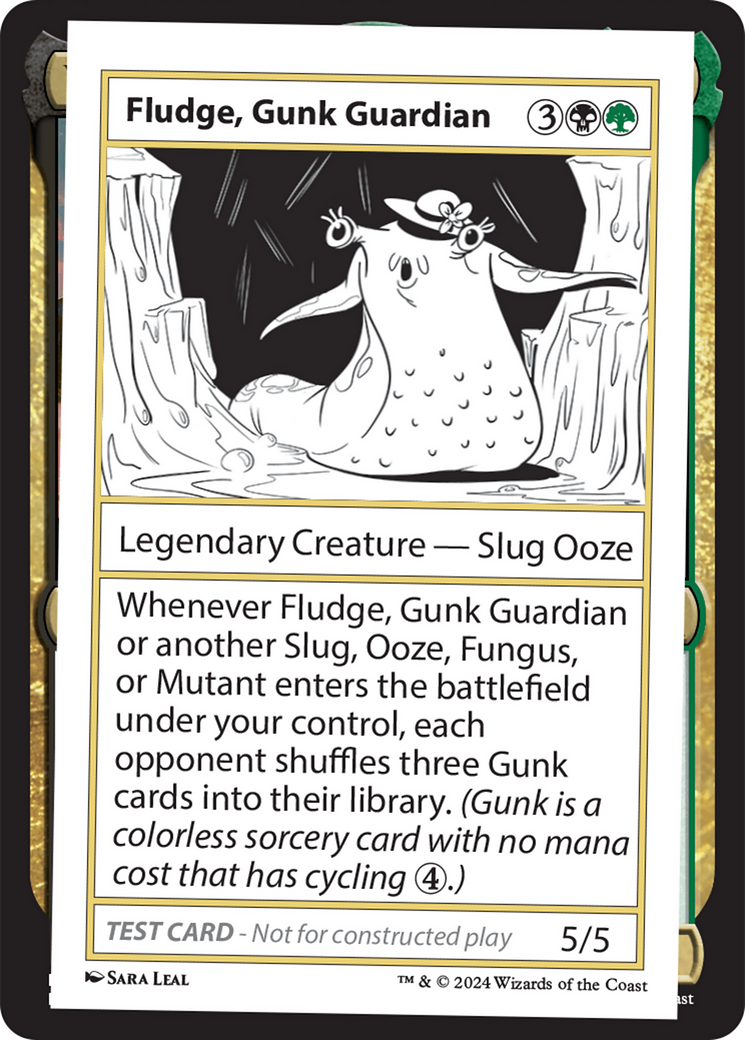 Fludge, Gunk Guardian [Mystery Booster 2 Playtest Cards] MTG Single Magic: The Gathering | Red Claw Gaming