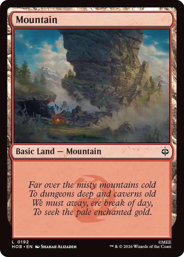 Mountain (0192) [The Hobbit] | Red Claw Gaming