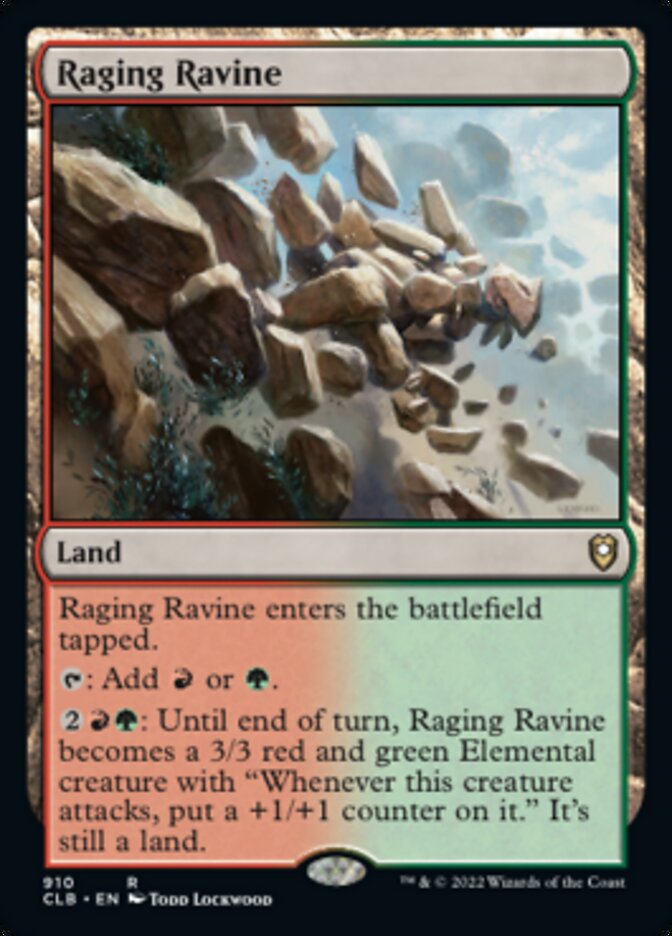 Raging Ravine [Commander Legends: Battle for Baldur's Gate] MTG Single Magic: The Gathering | Red Claw Gaming