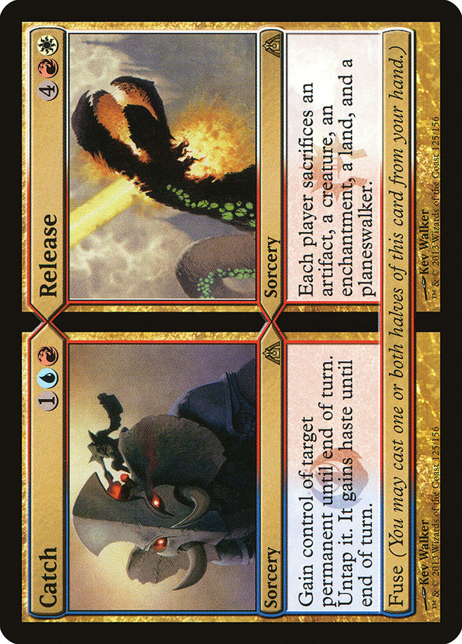 Catch // Release [Dragon's Maze] MTG Single Magic: The Gathering | Red Claw Gaming