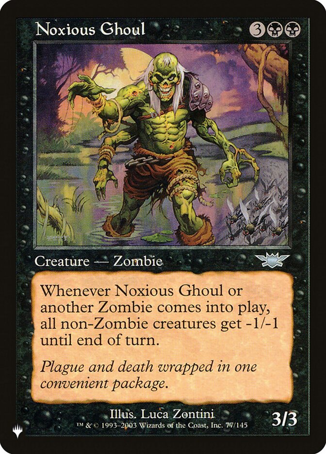 Noxious Ghoul [The List] MTG Single Magic: The Gathering | Red Claw Gaming