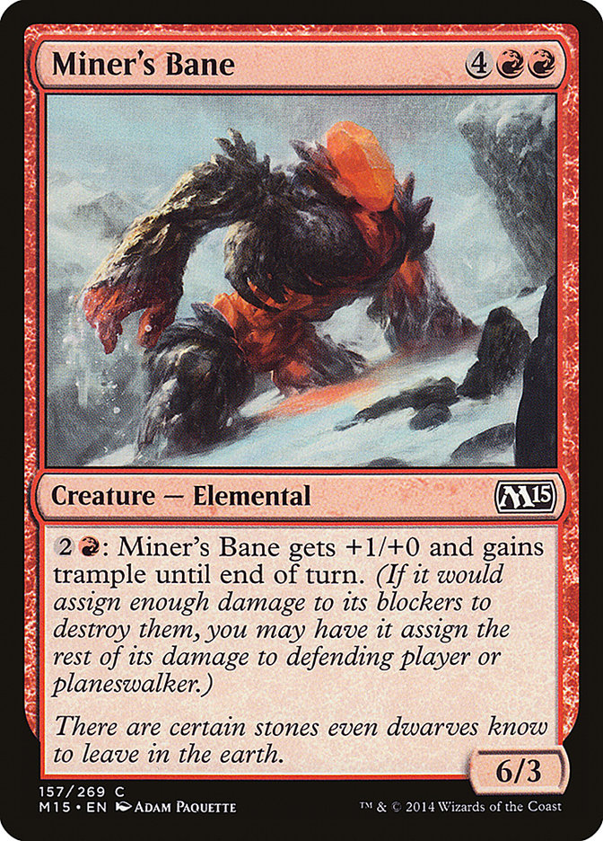 Miner's Bane [Magic 2015] MTG Single Magic: The Gathering | Red Claw Gaming