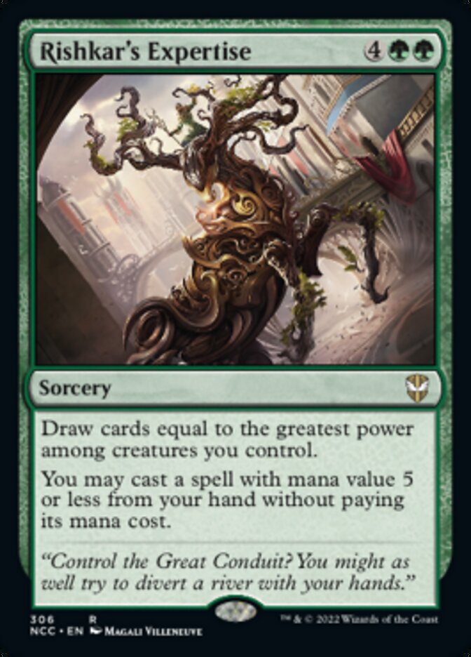 Rishkar's Expertise [Streets of New Capenna Commander] MTG Single Magic: The Gathering | Red Claw Gaming
