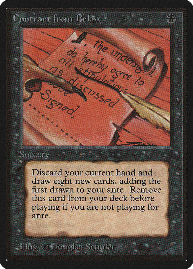 Contract from Below [Beta Edition] MTG Single Magic: The Gathering | Red Claw Gaming