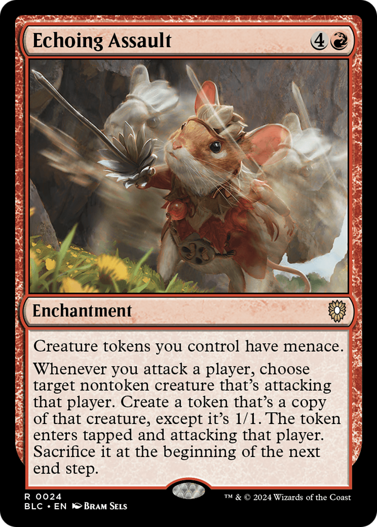 Echoing Assault [Bloomburrow Commander] MTG Single Magic: The Gathering | Red Claw Gaming