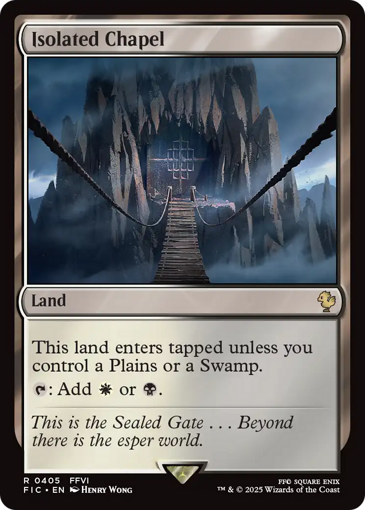 Isolated Chapel [FINAL FANTASY Commander] MTG Single Magic: The Gathering | Red Claw Gaming