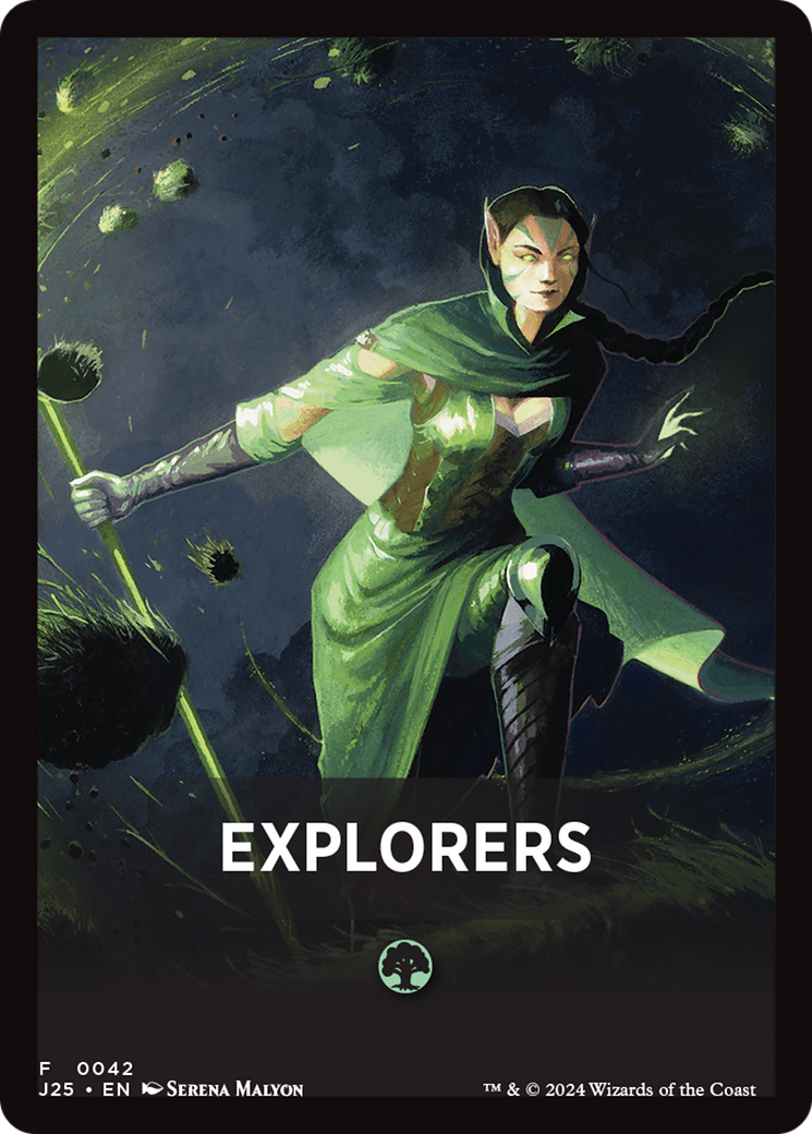 Explorers Theme Card [Foundations Jumpstart Front Cards] MTG Single Magic: The Gathering | Red Claw Gaming