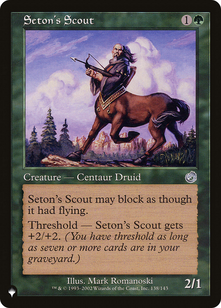 Seton's Scout [The List] MTG Single Magic: The Gathering | Red Claw Gaming
