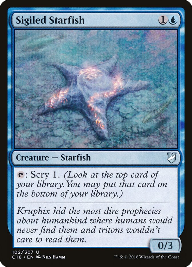 Sigiled Starfish [Commander 2018] MTG Single Magic: The Gathering | Red Claw Gaming