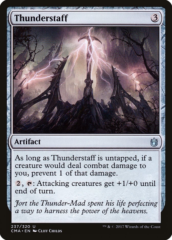 Thunderstaff [Commander Anthology] MTG Single Magic: The Gathering | Red Claw Gaming