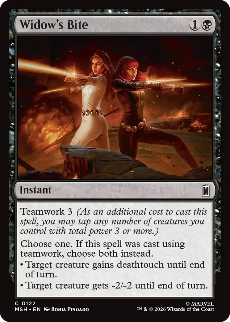 Widow's Bite [Marvel Super Heroes] MTG Single Magic: The Gathering | Red Claw Gaming
