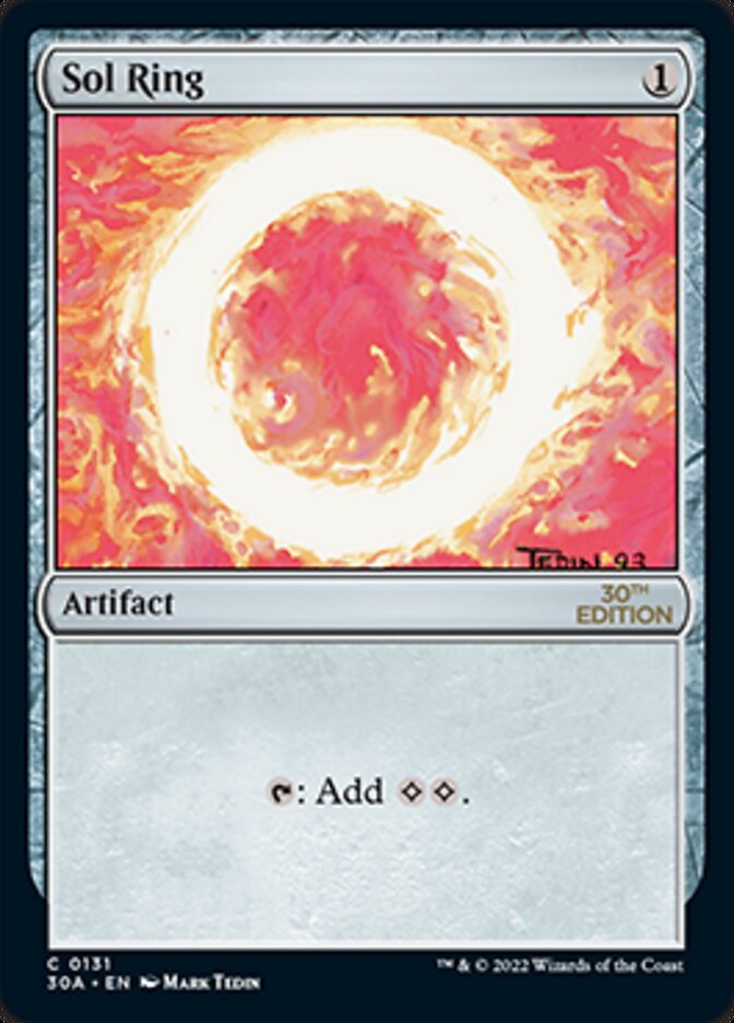 Sol Ring (131) [30th Anniversary Edition] MTG Single Magic: The Gathering | Red Claw Gaming