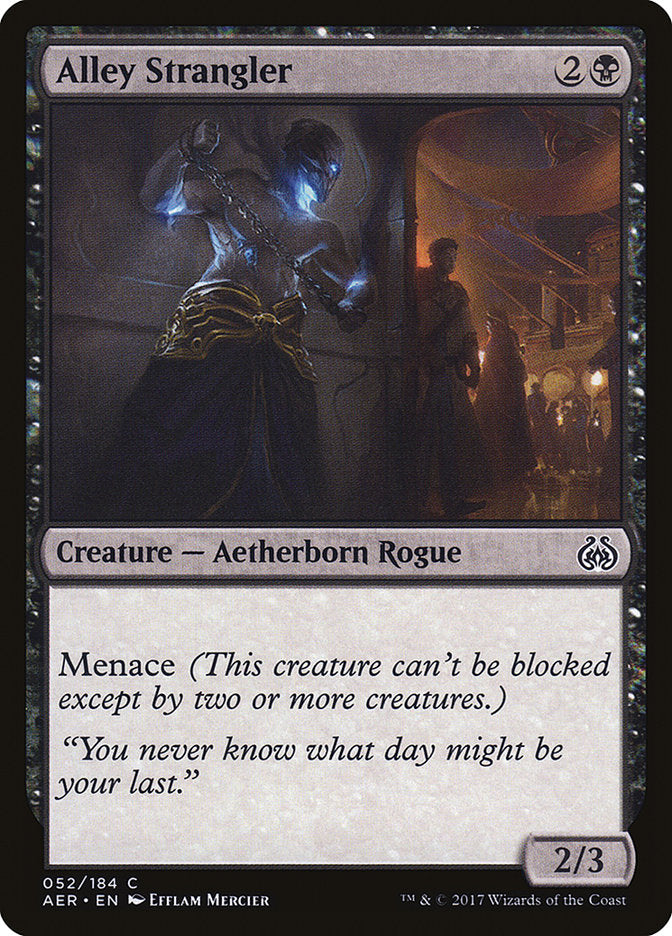 Alley Strangler (Intro Pack) [Aether Revolt Promos] MTG Single Magic: The Gathering | Red Claw Gaming