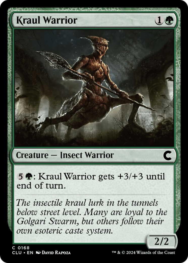 Kraul Warrior [Ravnica: Clue Edition] MTG Single Magic: The Gathering | Red Claw Gaming