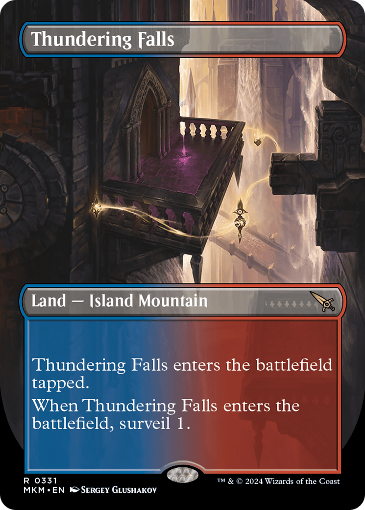 Thundering Falls (Borderless) [Murders at Karlov Manor] MTG Single Magic: The Gathering    | Red Claw Gaming