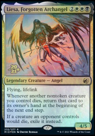 Liesa, Forgotten Archangel [Innistrad: Midnight Hunt Prerelease Promos] MTG Single Magic: The Gathering | Red Claw Gaming
