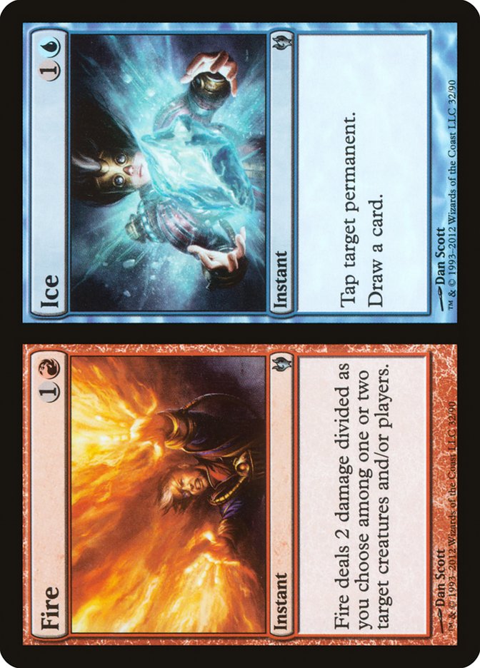 Fire // Ice [Duel Decks: Izzet vs. Golgari] MTG Single Magic: The Gathering | Red Claw Gaming