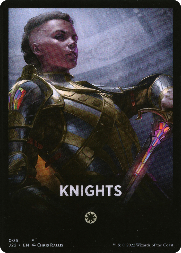 Knights Theme Card [Jumpstart 2022 Front Cards] MTG Single Magic: The Gathering | Red Claw Gaming