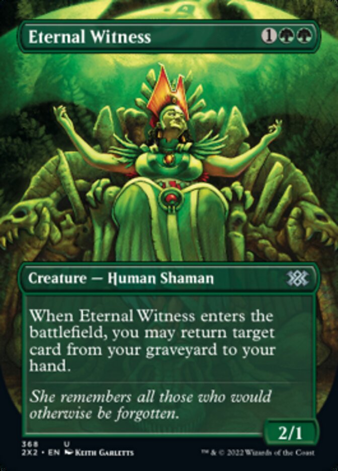 Eternal Witness (Borderless Alternate Art) [Double Masters 2022] MTG Single Magic: The Gathering    | Red Claw Gaming