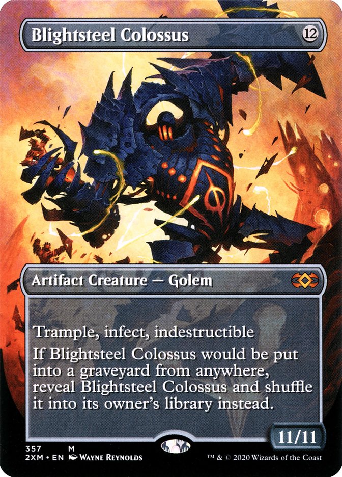Blightsteel Colossus (Toppers) [Double Masters] MTG Single Magic: The Gathering | Red Claw Gaming