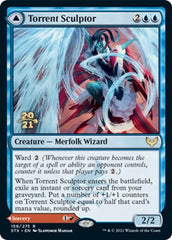 Torrent Sculptor // Flamethrower Sonata [Strixhaven: School of Mages Prerelease Promos] MTG Single Magic: The Gathering | Red Claw Gaming