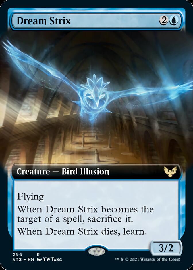 Dream Strix (Extended Art) [Strixhaven: School of Mages] MTG Single Magic: The Gathering | Red Claw Gaming