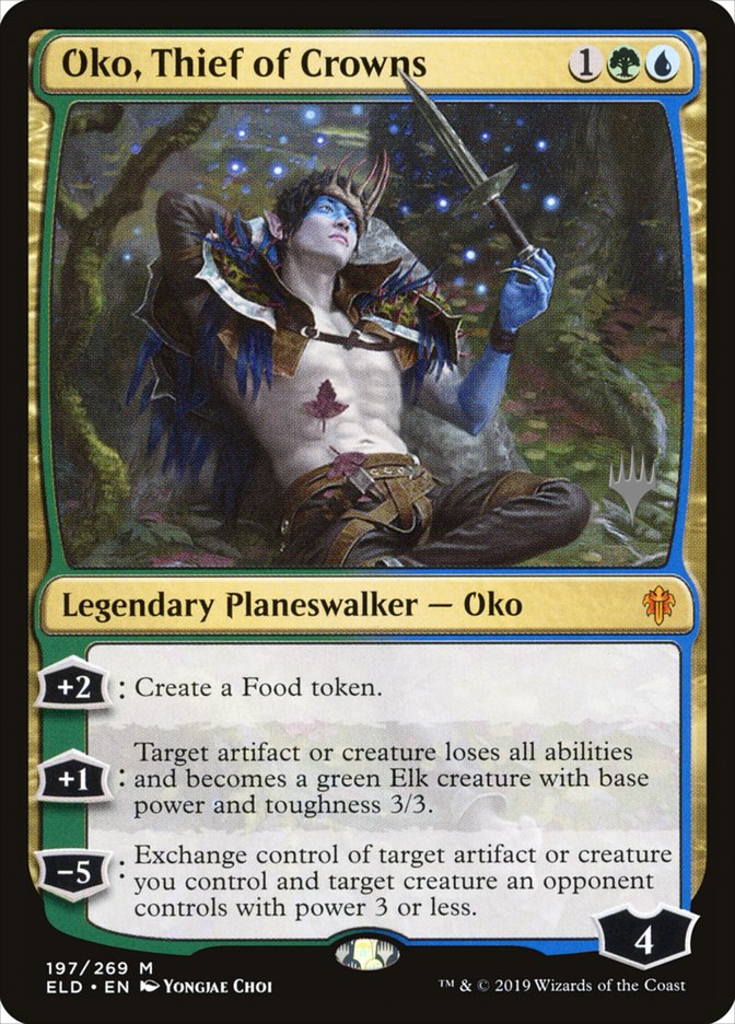 Oko, Thief of Crowns (Promo Pack) [Throne of Eldraine Promos] MTG Single Magic: The Gathering | Red Claw Gaming