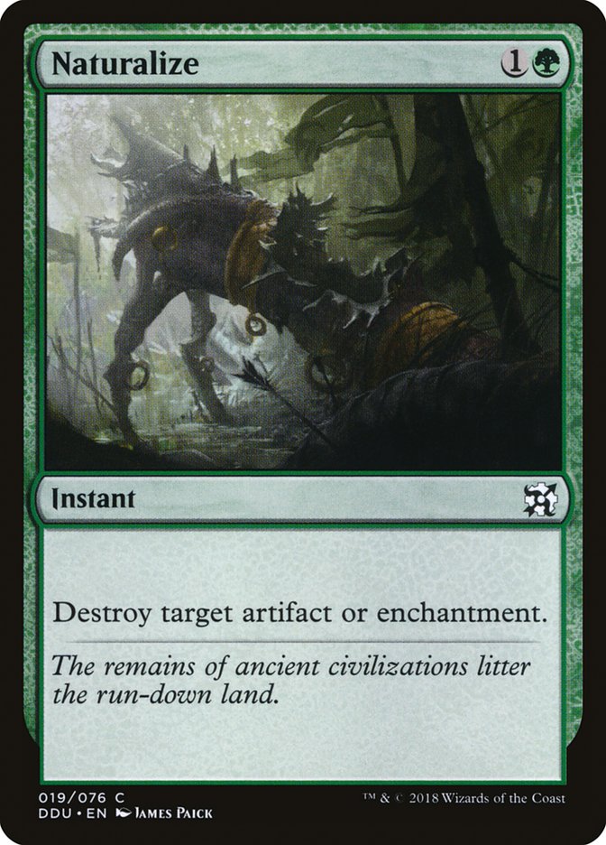 Naturalize [Duel Decks: Elves vs. Inventors] MTG Single Magic: The Gathering | Red Claw Gaming