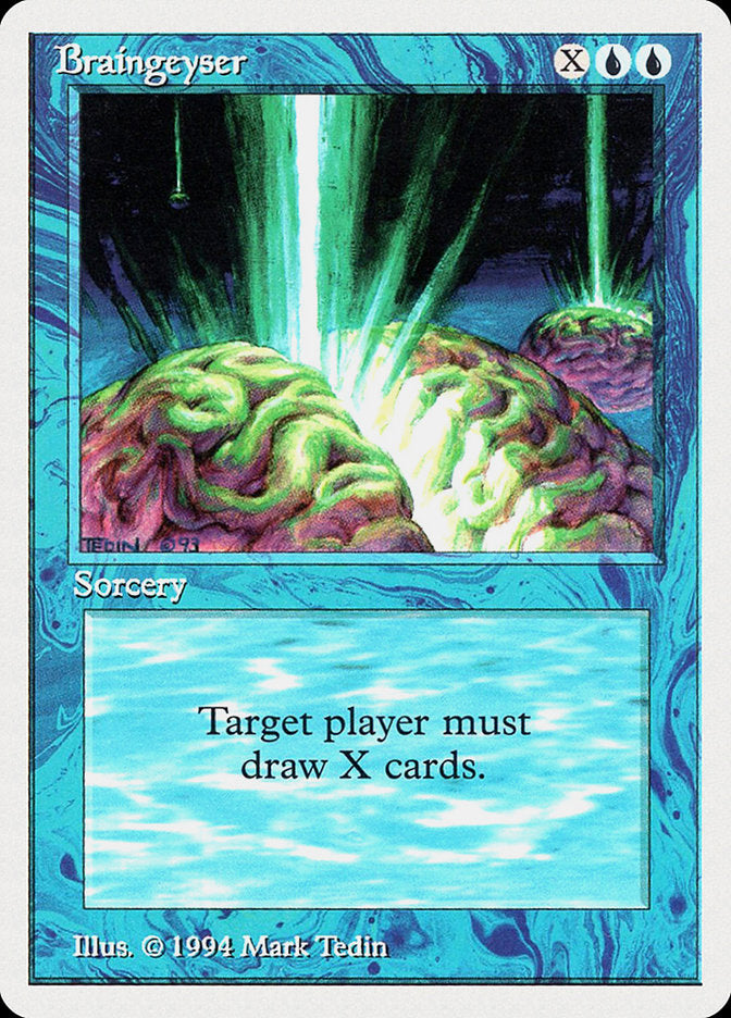Braingeyser [Summer Magic / Edgar] MTG Single Magic: The Gathering | Red Claw Gaming