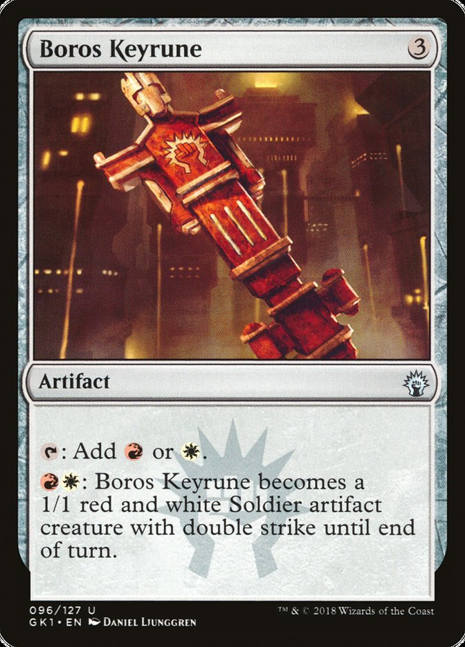 Boros Keyrune [Guilds of Ravnica Guild Kit] MTG Single Magic: The Gathering | Red Claw Gaming