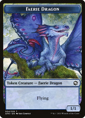 Treasure // Faerie Dragon Double-Sided Token [Dungeons & Dragons: Adventures in the Forgotten Realms Tokens] MTG Single Magic: The Gathering | Red Claw Gaming