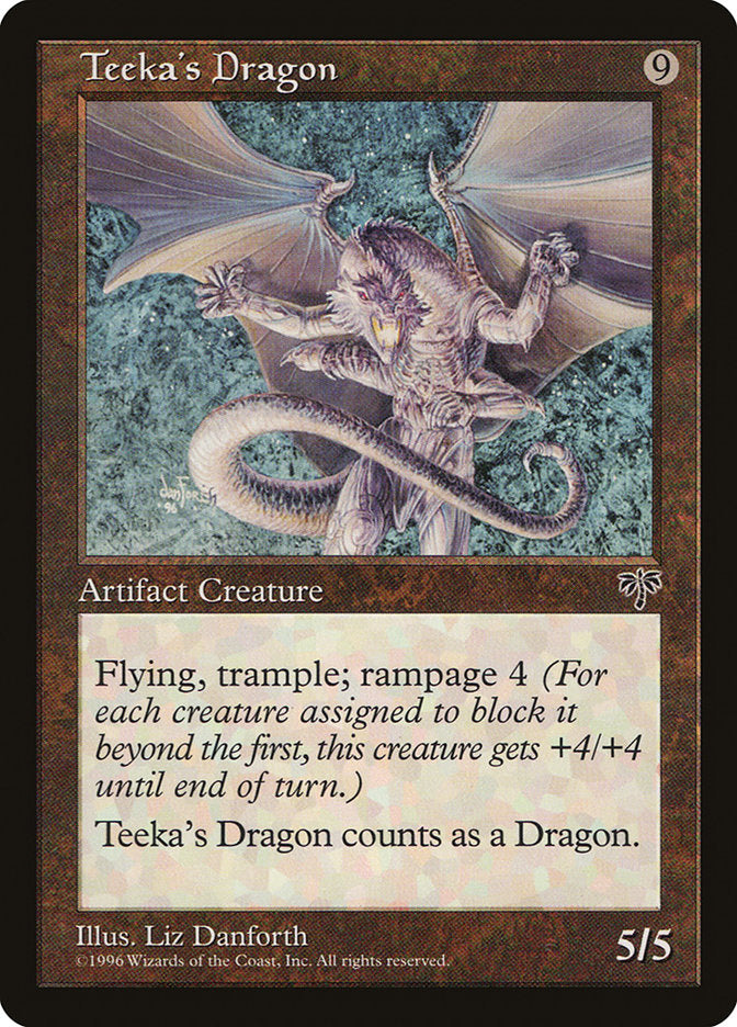Teeka's Dragon [Mirage] MTG Single Magic: The Gathering | Red Claw Gaming