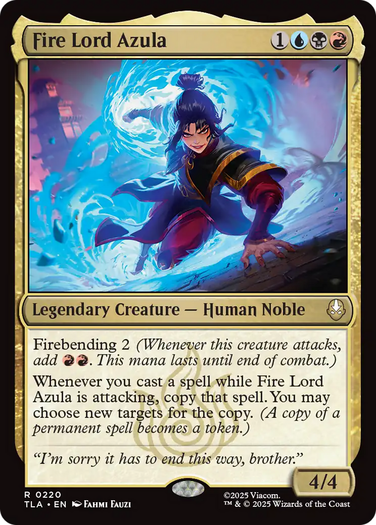 Fire Lord Azula [Avatar: The Last Airbender] MTG Single Magic: The Gathering | Red Claw Gaming