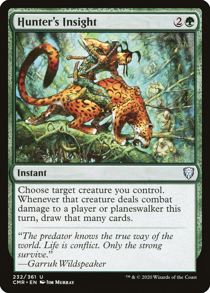 Hunter's Insight [Commander Legends] MTG Single Magic: The Gathering | Red Claw Gaming
