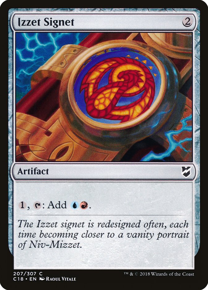 Izzet Signet [Commander 2018] MTG Single Magic: The Gathering | Red Claw Gaming