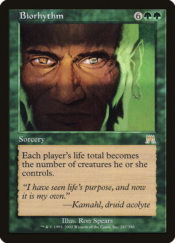 Biorhythm [Onslaught] MTG Single Magic: The Gathering | Red Claw Gaming