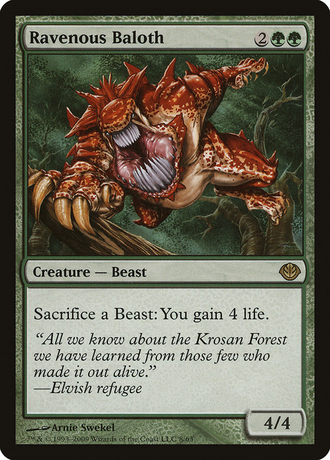 Ravenous Baloth [Duel Decks: Garruk vs. Liliana] MTG Single Magic: The Gathering | Red Claw Gaming
