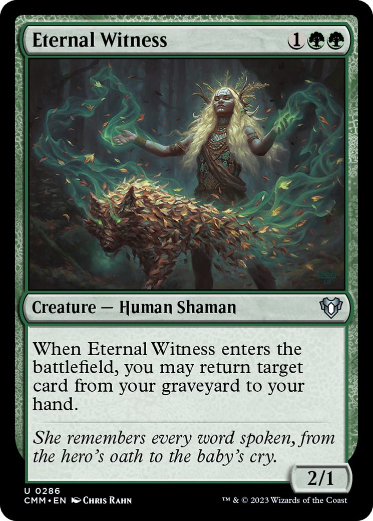 Eternal Witness [Commander Masters] MTG Single Magic: The Gathering | Red Claw Gaming